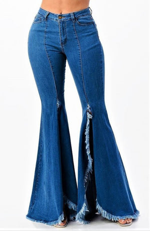 High Waist Flared Jeans