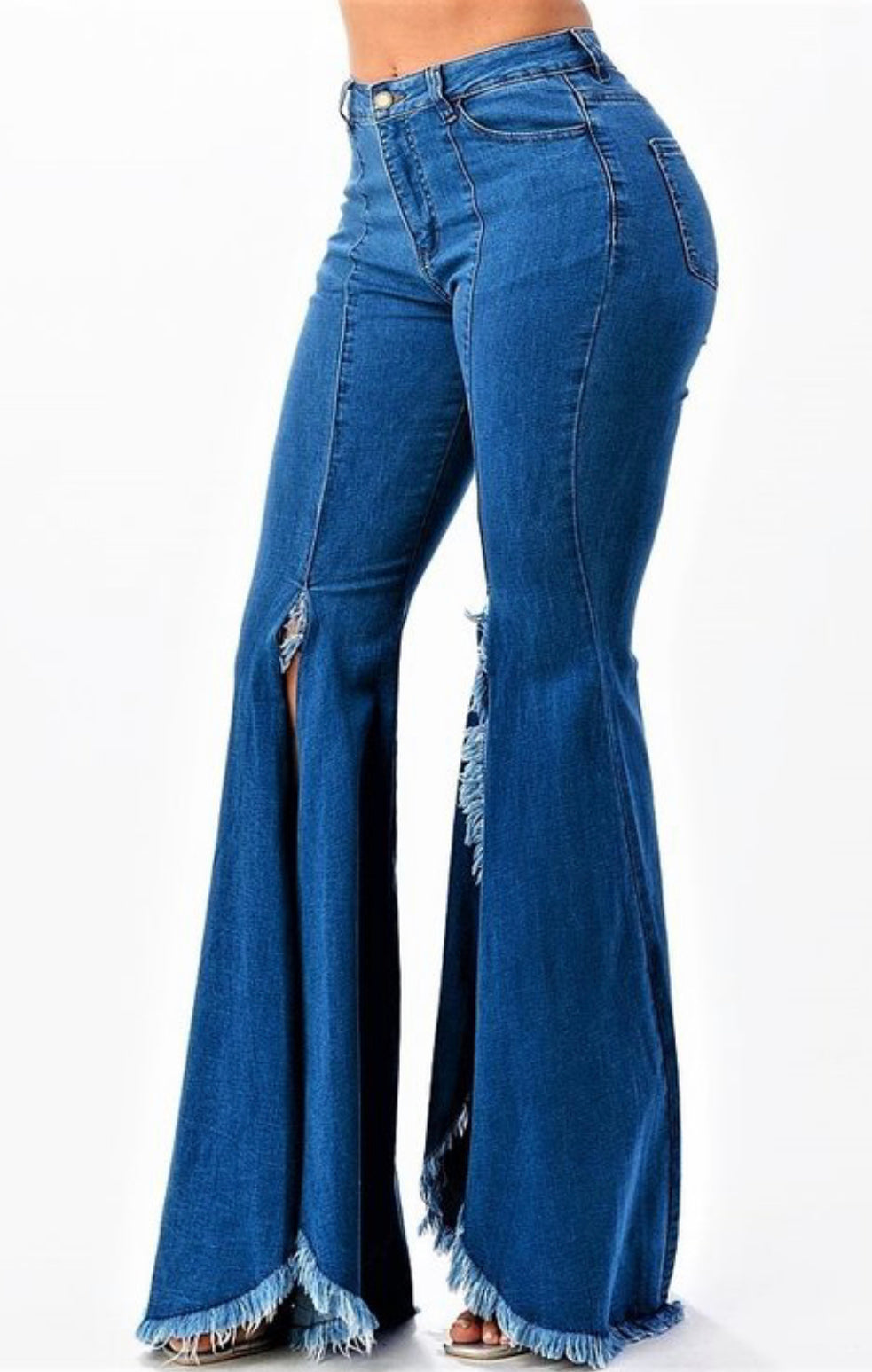 High Waist Flared Jeans