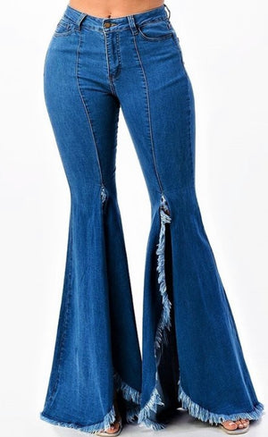 High Waist Flared Jeans