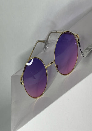 Ombre Round Sunglasses