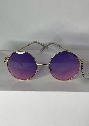 Ombre Round Sunglasses