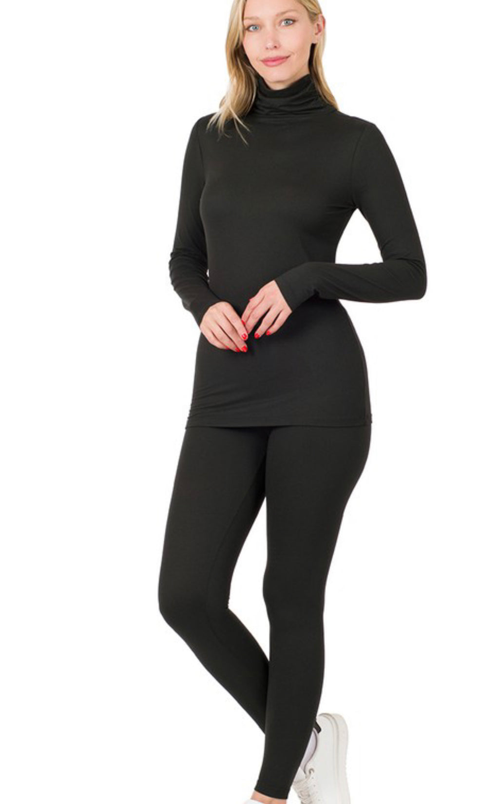 Turtle Neck Legging Set