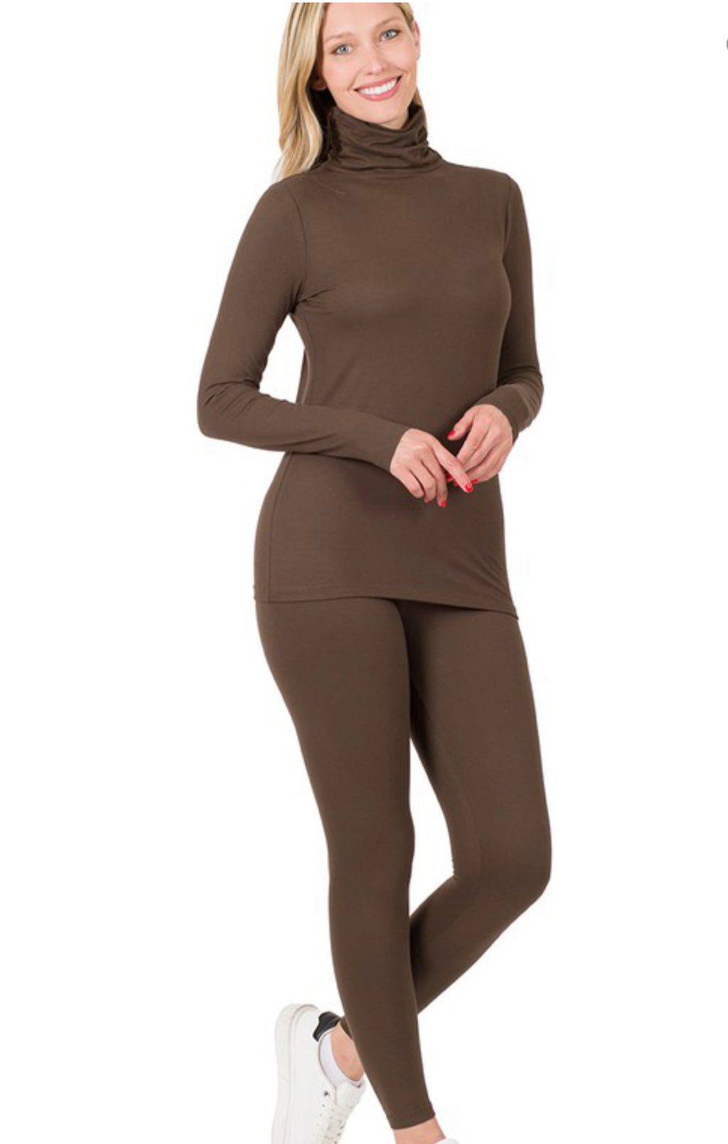 Turtle Neck Legging Set